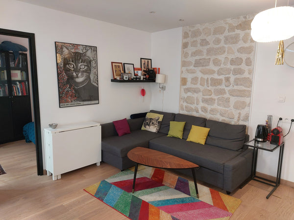 This comfortable & quiet flat is the perfect abode for your stay in the heart of Paris, France Amazing flat close to Pere lachaise Entire rental unit vacation rental 10048982