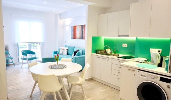 Feel like home in this lovely and cozy 50 sq. M.  apartment in Athens, Located n Athens, Greece Minimal Fresh Design Apt in Athens Entire rental unit vacation rental 26463619