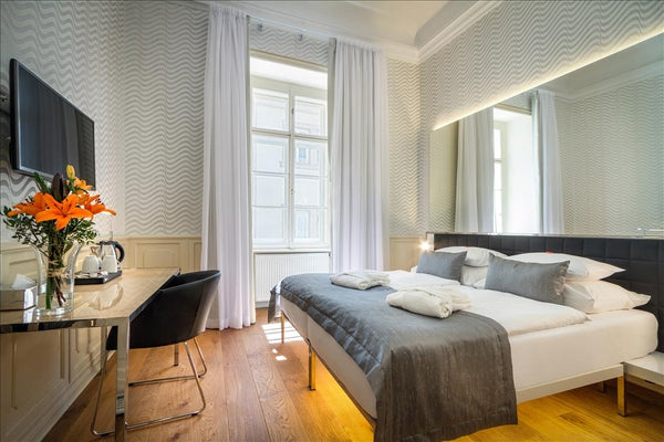 double room in hotel Golden Star<br /><br /><b>The space</b><br />Hotel Golden S Prague, Czechia Double room just under the Prague Castle Room in boutique hotel vacation rental 28166211