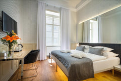 double room in hotel Golden Star<br /><br /><b>The space</b><br />Hotel Golden S Prague, Czechia Double room just under the Prague Castle Room in boutique hotel vacation rental 28166211