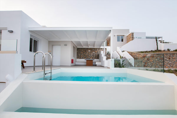 A luxury villa with private pool, found in a quiet place with sea view and only  Greece Theros Luxury Villas (Villa #2) Entire serviced apartment vacation rental 43566889