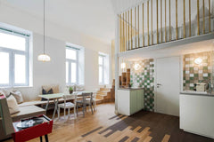 <b>The space</b><br />Die individuellen Suiten befinden sich in ehemaligen Gesch Vienna, Austria Street Suite Meidlinger Markt Room in aparthotel vacation rental 40104540