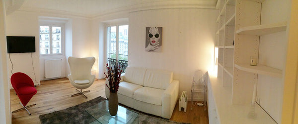 Appartement de 49m2 face aux jardins Péreire dans un immeuble de charme 1880, av Paris, France Appartement d'angle lumineux Entire rental unit vacation rental 8820972