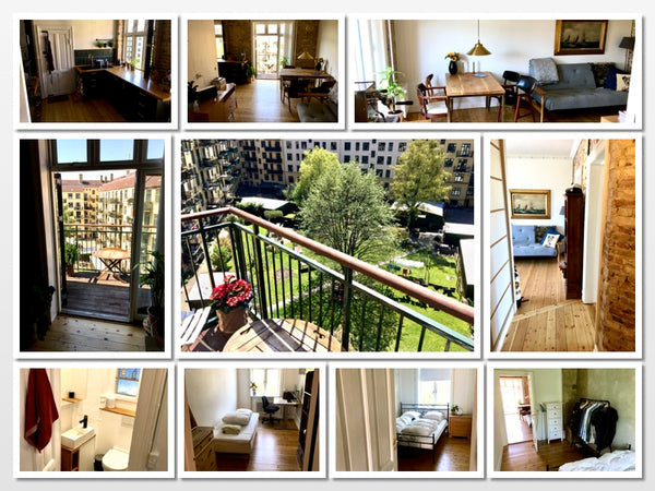 Fantastic apartment in Frederiksberg/Copenhagen with bright Nordic kitchen and b Copenhagen, Denmark Best balcony in town Entire condo vacation rental 49767008