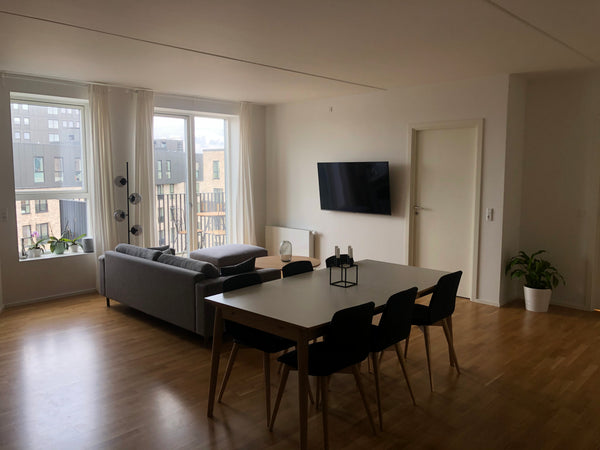Nybyggeri fra 2018<br />Stor lys lejlighed med 4 værelser som er fordelt på et k Copenhagen, Denmark Stor lys lejlighed med altan Entire rental unit vacation rental 45198839