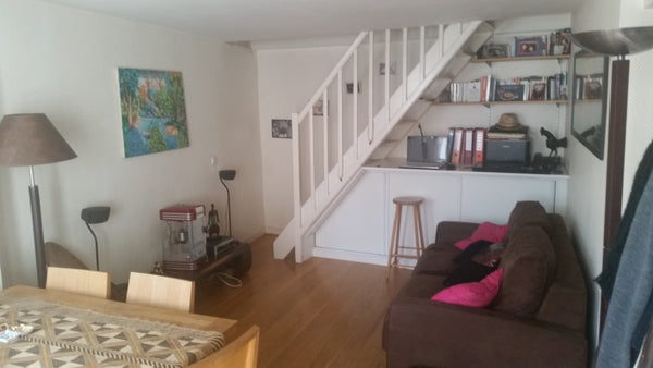 Duplex avec chambre avec un lit deux places à l'étage, très lumineux et peu bruy Paris, France Wonderful duplex in Le Marais Paris Entire rental unit vacation rental 4993019