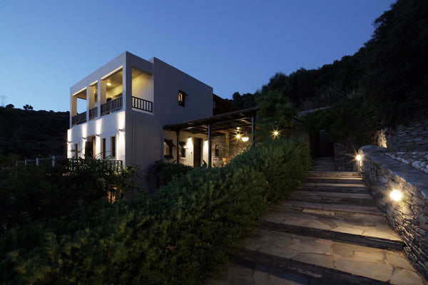 Elegant beachfront house with amazing sea view and beautiful garden<br /><br />< Athens, Greece Kypri Villa Rosemary Cycladic home vacation rental 6023849