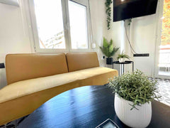The apartment is located in a mature residential area, surrounded by many restau CN 2BD modern street corner view APT near Attiki Entire condo vacation rental 556330337005830926