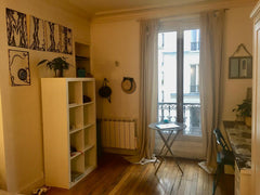 Chambre de 14m2 dans un bel appt. de 60m2 du 19e arr. Paris, à 2 pas du parc But Paris, France Belle Ch. dans 3 pièces PARIS 19e! Private room in rental unit vacation rental 3375800
