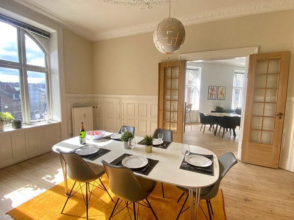 The beautiful apartment is 300 meters away from the metro station, which takes   Denmark Charming 160 m^2 Apartment in Central Copenhagen Entire condo vacation rental 655582188889171879