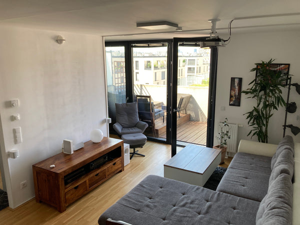 A quietly located apartment  on the top floor of a modern residential complex, w Vienna, Austria Modern Loft Apartment with spacious Balcony Entire loft vacation rental 681644309912430606