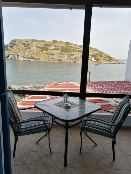 In the beautiful fishing village of Mochlos, Crete, the archaeological site of a Athens, Greece 