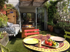 Charmant appartement, 50m2 + Terrasse de 30 m2, calme sans vis à vis, véritable  Paris, France Cosy Appart-Terrasse like a garden! Entire rental unit vacation rental 5798769