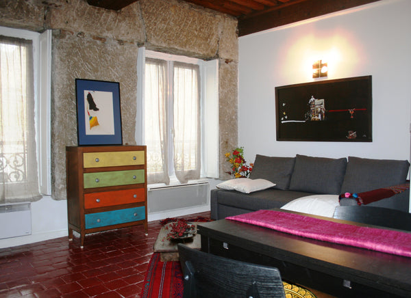 Cet appartement de charme vous accueille au premier étage d'un immeuble classé d Lyon, France Au coeur de la Croix-Rousse Entire rental unit vacation rental 6152235