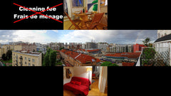 If you are on a budget and you are looking for a clean place, comfortable, spaci Paris, France Quiet 65m² flat with terrace Private room in rental unit vacation rental 6515226