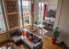 My spacious apartment that I renovated in 2015, 2016 and 2021, on the hill of th Lyon, France Wonderful view from Lyon to the Mt Blanc Entire rental unit vacation rental 13160741