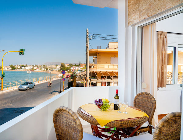 The apartment is west of the beautiful town of Chania, in an area called 