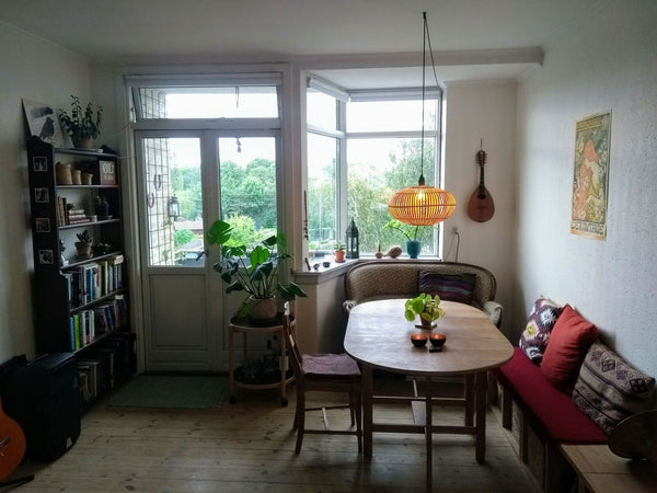 Unwind on the balcony while the sun sets after exploring Copenhagen. My apartmen Copenhagen, Denmark Cozy apartment in green neighbourhood Entire rental unit vacation rental 13584861