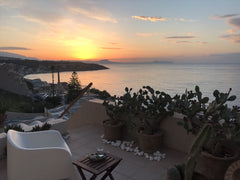 With panoramic view of the Cretan Sea & unforgettable sunsets, apARTment of 38m2 Rethymno, Greece apARTment & café, 2 terraces, panoramic SEA VIEW Entire rental unit vacation rental 17827335