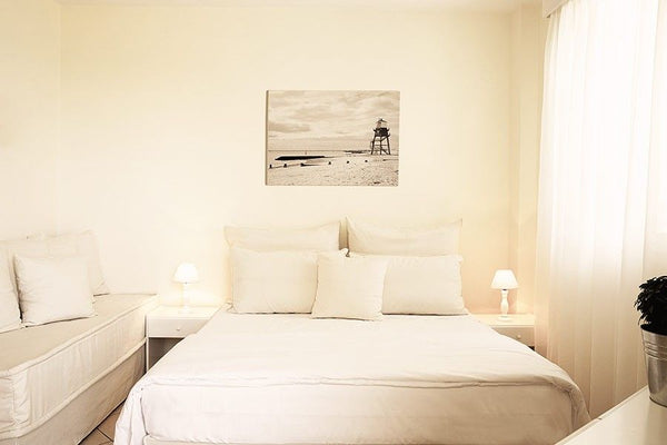 Classic double rooms (17 sq.m.) feature neutral tones, with soft lighting and gr  Classic Double Room Private room in bed and breakfast vacation rental 21482284