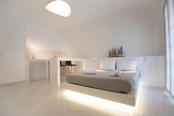 Just a breath away from the sandy beach (300m), a stylish and cozy property, is   Paros Cycladic Gem Next to the Beach – Up to 33ppl Entire condo vacation rental 595437810693220187