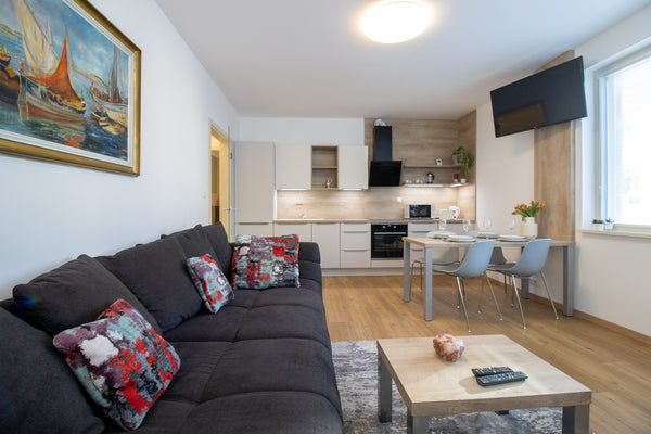 Its Quiet and central flat in a beautiful historical building right next to the  Prague, Czechia New and Modern Wenceslas Square Apt + Parking Entire rental unit vacation rental 40728013