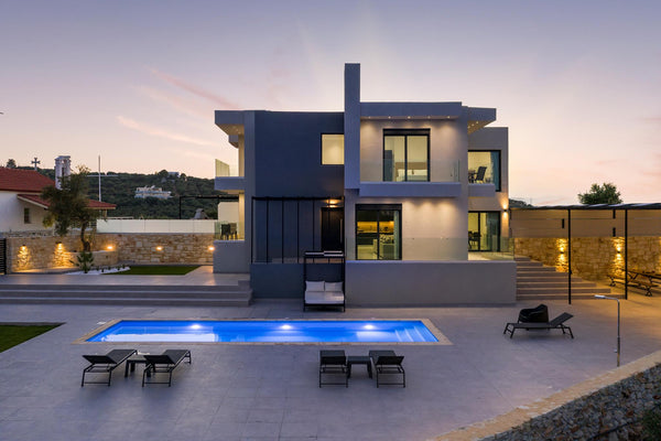Nikolioudis Luxury Villas is a complex of 2 totally brand-new structures, offeri  Nikolioudis Luxury Villa Wine | Agia Marina Entire villa vacation rental 51449078