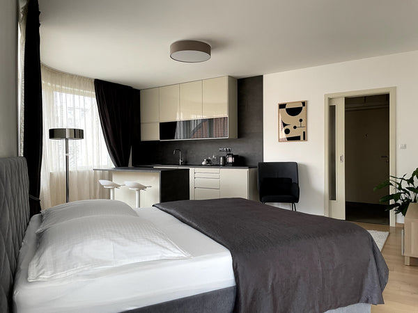 Welcome to our bright new studio apartment with terrace in the center of Prague  Prague, Czechia Villa Apus Prague Entire rental unit vacation rental 43608867