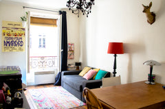 Ideally located in the heart of the hip neighborhood Les Batignolles and at 2 mi Paris, France Light-filled spacious apartment in Batignolles Entire rental unit vacation rental 9277746