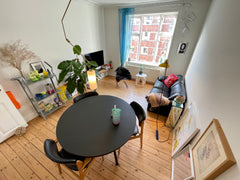 Bright, cozy, and well-furnished 3rd floor designer apartment in Nørrebro - one  Copenhagen, Denmark Art&Design apt in hip Nørrebro - 2BR Entire rental unit vacation rental 338928