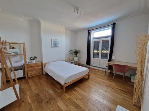 Bedroom in a big, bright and clean apartement. The apartment is shared with othe  Bedroom 1 Private room in rental unit vacation rental 54253898