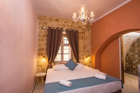 Hotel Attiki is located in Rhodes's old town. All rooms have a medieval decorati  Attiki Hotel - Stegna Ground floor Room Private room in bed and breakfast vacation rental 51220516