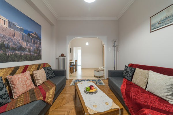 The apartment is on the third floor with elevator, has two balconies one face in Athens, Greece Great place to stay center Athens Entire rental unit vacation rental 25667845
