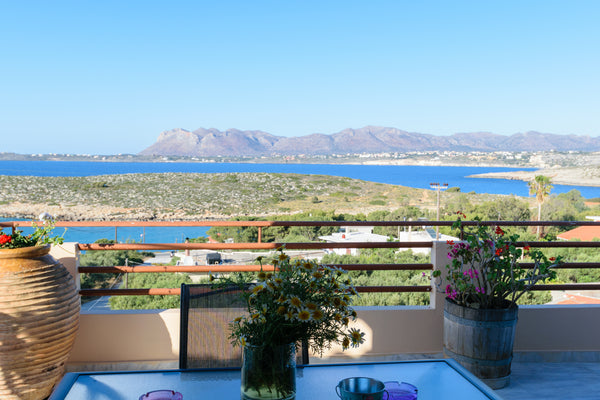 You dreaming to explore Crete, walk on its sandy beaches, swim in its turquoise   2 BEDROOM VILLA WITH BREATHTAKING VIEW Entire rental unit vacation rental 24790732