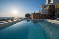 Ciel Villas are ideally located at Petaloudes – Glisidia in the southern part of Paros, Greece Thoe | 3Bedroom Villa with Private Pool Room in serviced apartment vacation rental 34958925