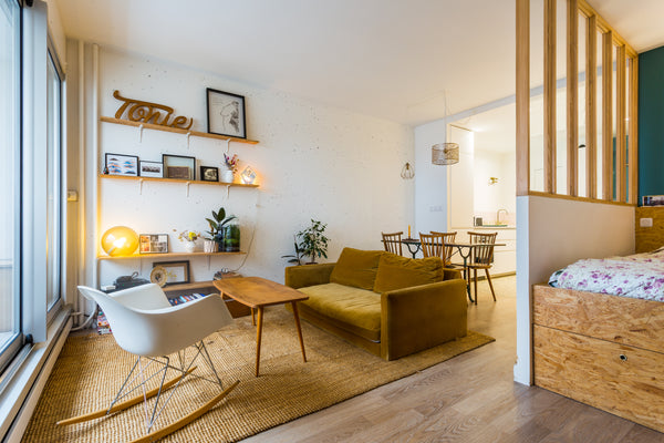 Studio, esprit mini loft, la tête dans les nuages pour admirer le ciel de Paris  Paris, France Mini Loft Dans Les Nuages avec balcon Entire rental unit vacation rental 21579408
