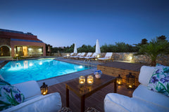 Environmentally friendly villa has a large garden, with lemon - apricot trees an Rethimnon, Greece Countryside Large Pool w/Childrens Area 6km to Sea Entire home vacation rental 23814685