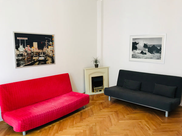 In this apartment you cannot be more central - location right in the middle of t Prague, Czechia Spacious apartment with balcony Entire rental unit vacation rental 10584480