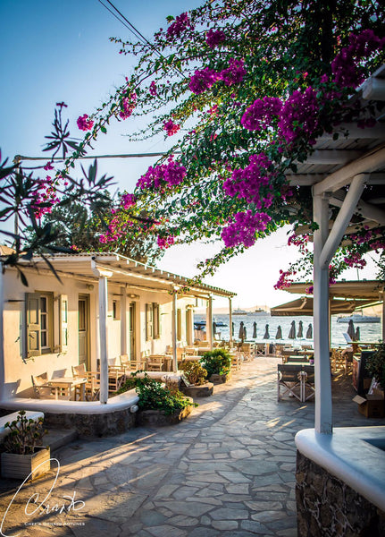 The Mykonian style room has a double bed and a single bed, alghough there is a l Greece Absolutely on the beach,  next to Scorpios Room in aparthotel vacation rental 25610025