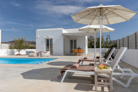 The picturesque Naxian Lounge Villa IV features a ground floor Villa. The size o  Naxian Lounge Villa IV with Private Pool | Naxos Entire villa vacation rental 52044552