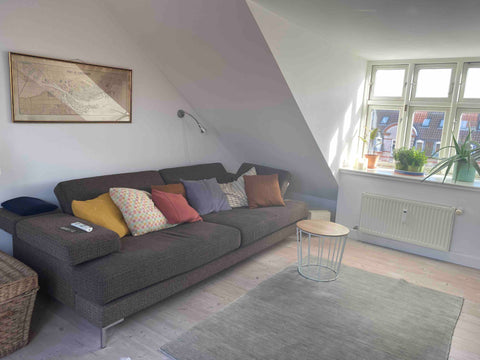 A rare flat in city center with two floors and an amazing quiet sunny balcony. I Copenhagen, Denmark Cozy two-floor flat with big balcony in Østerbro Entire condo vacation rental 48328572