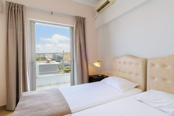 This Quadruple Room is located at the heart of Chania city center and its part o Chania, Greece Quadruple Room with balcony in the heart of Chania Private room in bed and breakfast vacation rental 31027033