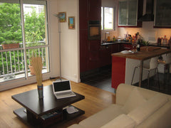 The apartment consists of an entrance, a large living room-kitchen, a bedroom, a Paris, France Quiet and greenery Entire rental unit vacation rental 6216834