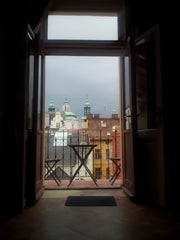 This is a very lovely tiny little apartment with a magnificent view from its bal Prague, Czechia Great Life Right Smack in Center!!! Entire rental unit vacation rental 279773