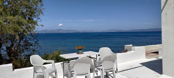 Enjoy the patio/balcony where you can relax by the sea and the amazing view. Tak Kos, Greece Cozy little home by the Sea with a patio Entire home vacation rental 608470355349909178