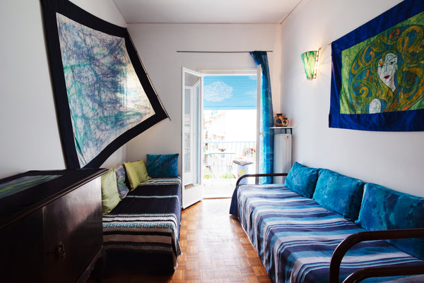 The room has a nice and quite balcony with a table to eat and green view, air co Bologna, Emilia-Romagna, Italy ATHENA'S ROOM/ new accommodation Private room in condo vacation rental 34934042
