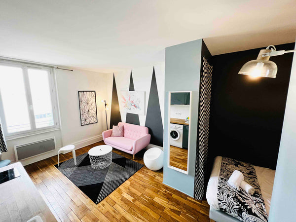 Au cœur du nouveau quartier de Gerland , à quelques pas de la station de métro J Lyon, France ✨NID DOUILLET CHIC GERLAND Entire rental unit vacation rental 639178940959743761