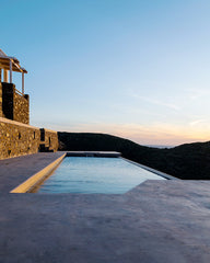 Four barefoot chic luxury villas, sharing an infinity pool, perched in a smooth  Athens, Greece K4Kastellas Villa2 by K4Kythnos Entire villa vacation rental 12818825