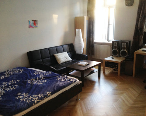 Nice 20 qm room with double bed, couch, desk and big wardrobe. Perfect for coupl Brussels, Belgium Cosy room - 15 min to city center Private room in rental unit vacation rental 10149005