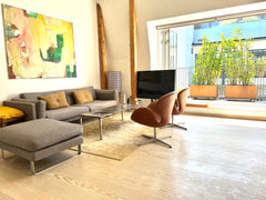 <b>The space</b><br />The modern penthouse apartment on 2 floors is part of a fo Copenhagen, Denmark 2 floor penthouse apartment. Entire condo vacation rental 2134417